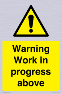 Warning Work in progress above